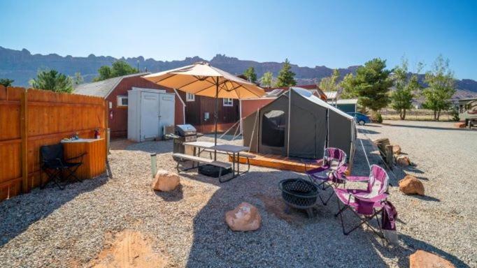 Funstays Glamping Setup Tent In Rv Park #4 Ok-T4 Moab Kültér fotó